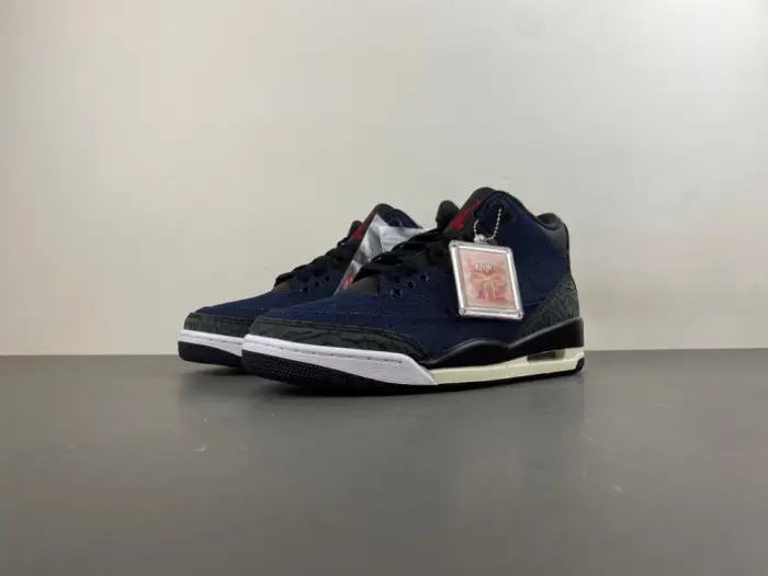 Air Jordan 3 x Levi's Indigo and Gym Red-IH7959-400 