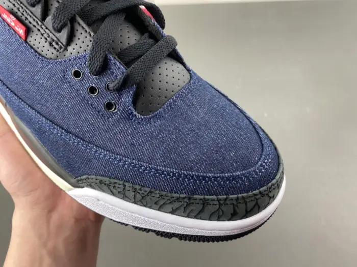 Air Jordan 3 x Levi's Indigo and Gym Red-IH7959-400 
