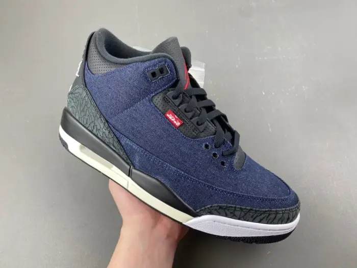 Air Jordan 3 x Levi's Indigo and Gym Red-IH7959-400 