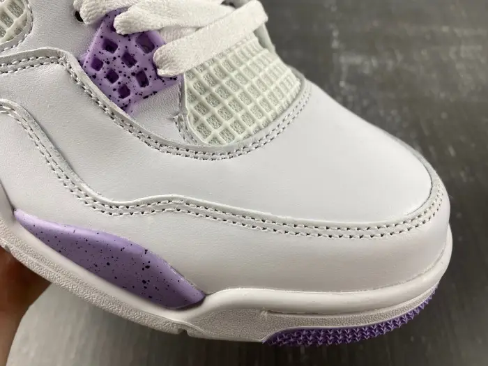Air Jordan 4 White and Purple-CT8527-115 