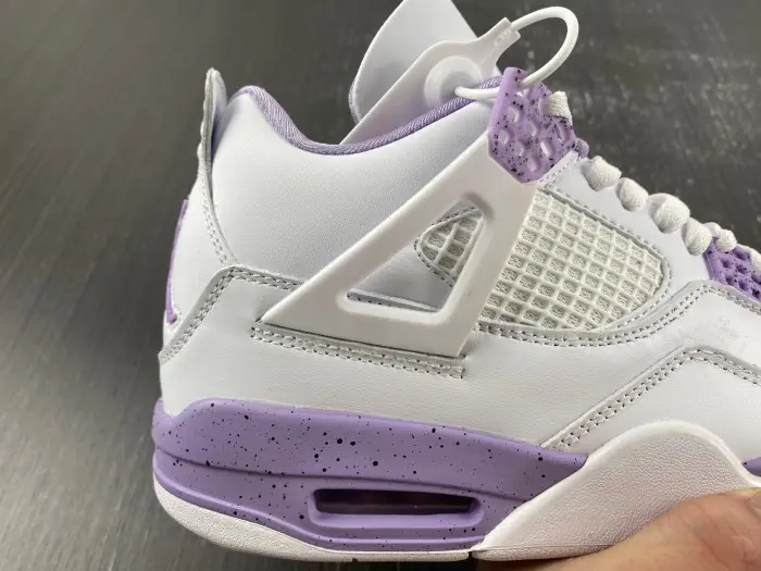 Air Jordan 4 White and Purple-CT8527-115 