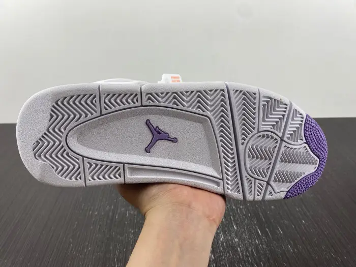 Air Jordan 4 White and Purple-CT8527-115 