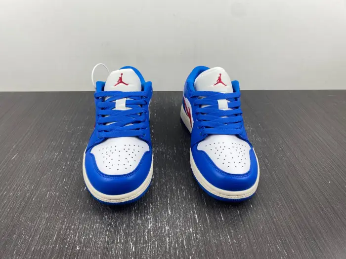 Jordan 1 Low Sport Blue Gym Red-DC0774-416 