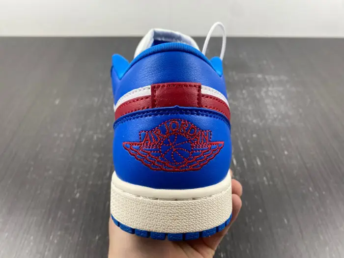 Jordan 1 Low Sport Blue Gym Red-DC0774-416 