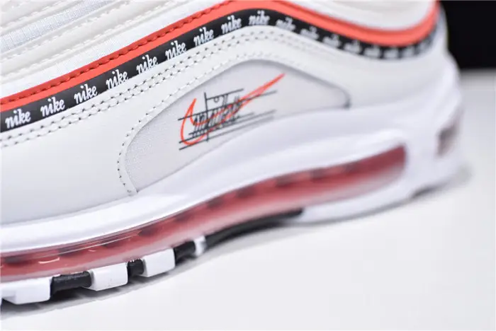 Nike Air Max 97 White Red Black 