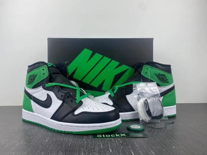 Jordan 1 Retro High OG Lucky Green- 