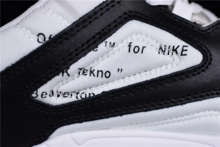 O-W  x nike M2K tekno Black ,White DCBB171