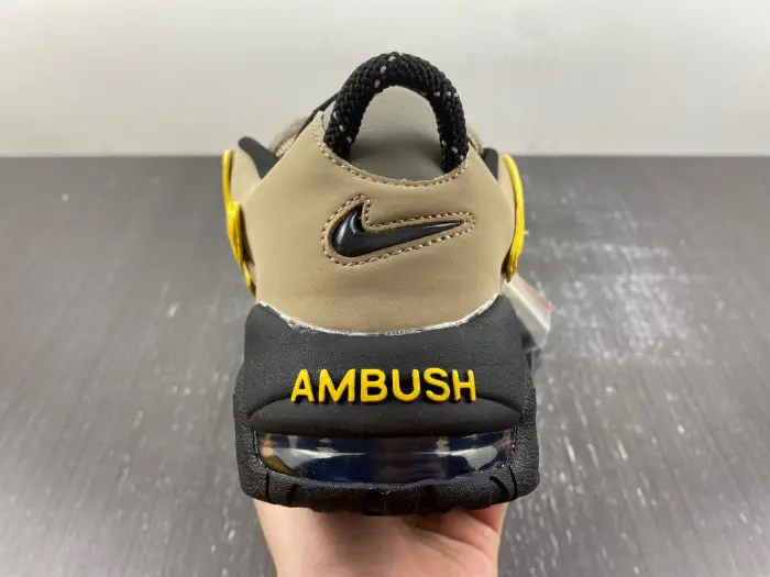Nike Air More Uptempo Low AMBUSH Vivid Sulfur Limestone-FB1299-200 