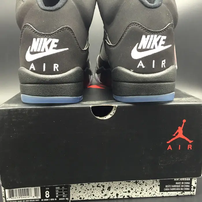 Jordan 5 Retro Black Metallic -845035-003 