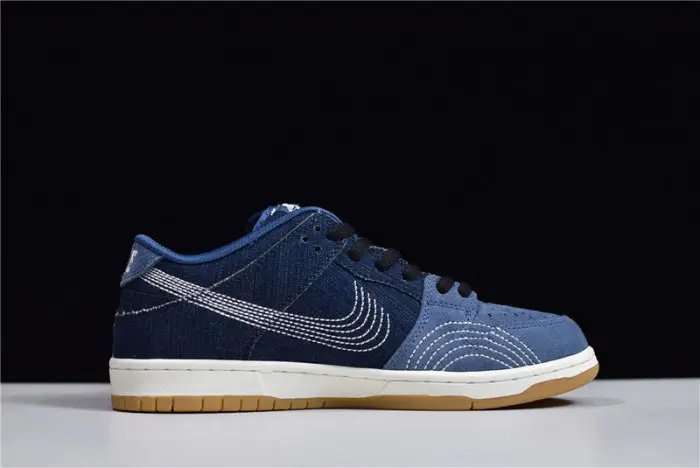 Nike SB Dunk Low Sashiko Denim Gum 