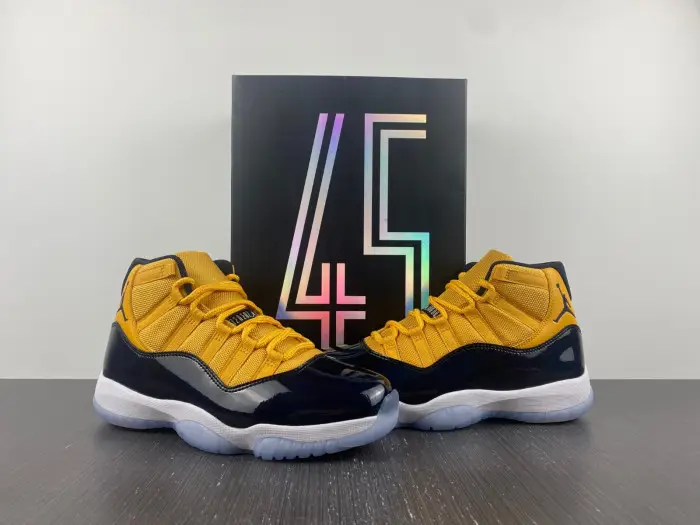 Air Jordan 11 yellow-020810 