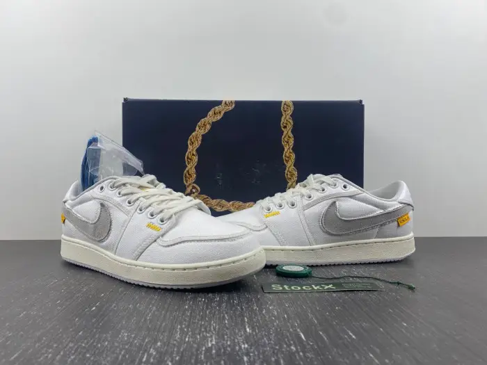 Jordan 1 Retro AJKO Low SP Union White Canvas-DO8912-101 