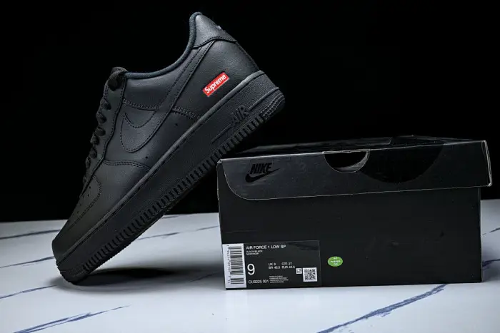 NK Air Force 1 Low  Black White-CU9225 00 
