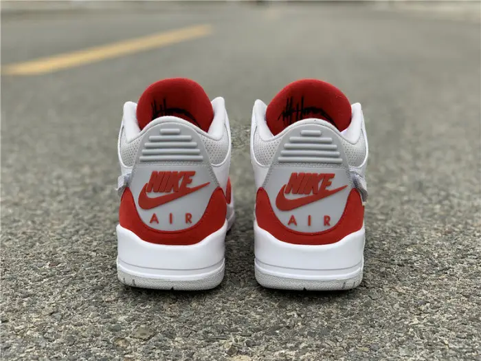 Jordan 3 Retro Tinker White University Red 