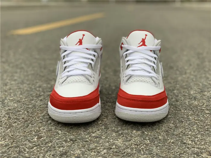 Jordan 3 Retro Tinker White University Red 