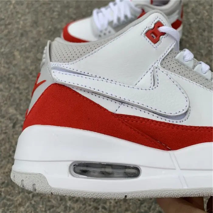 Jordan 3 Retro Tinker White University Red 