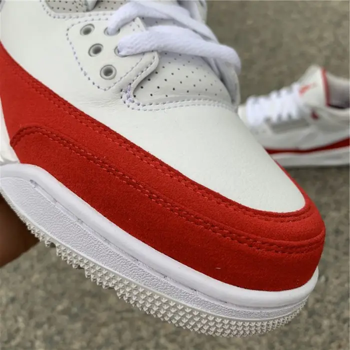 Jordan 3 Retro Tinker White University Red 