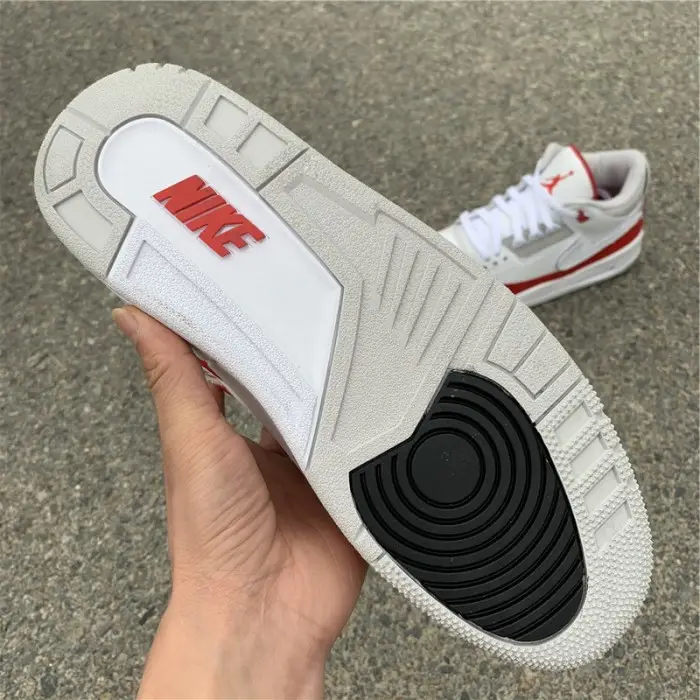 Jordan 3 Retro Tinker White University Red 