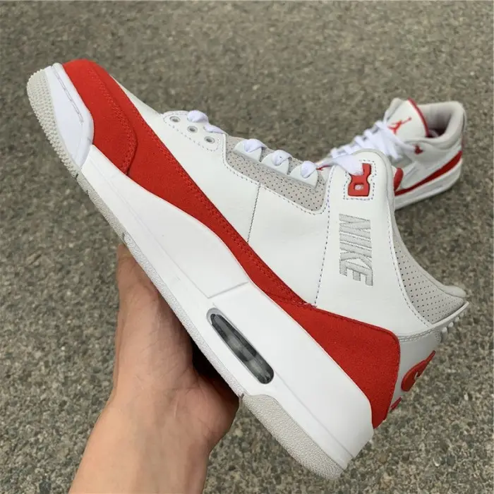 Jordan 3 Retro Tinker White University Red 