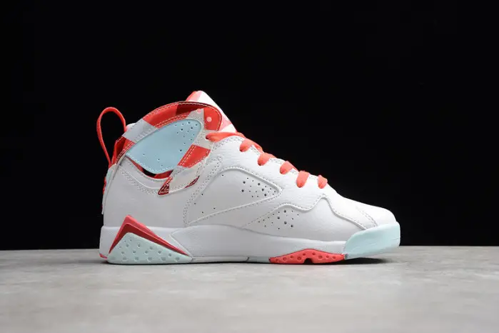 Air Jordan 7 Girls White Topaz Mist Ember Glow 