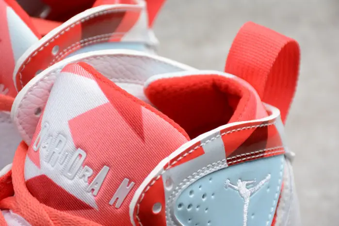 Air Jordan 7 Girls White Topaz Mist Ember Glow 