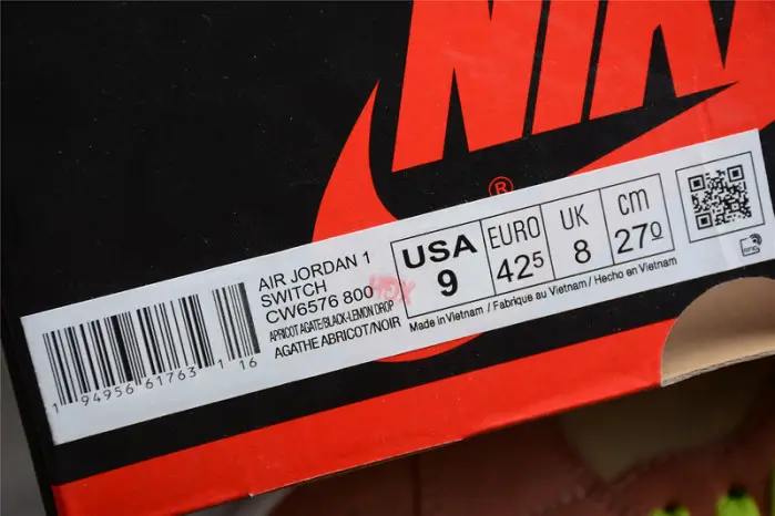 AIR JORDAN 1 HIGH SWITCH PEACH 