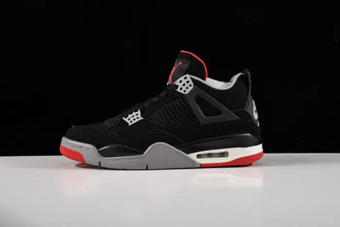 Air Jordan 4 Retro 'Bred' 2019  Black Cement