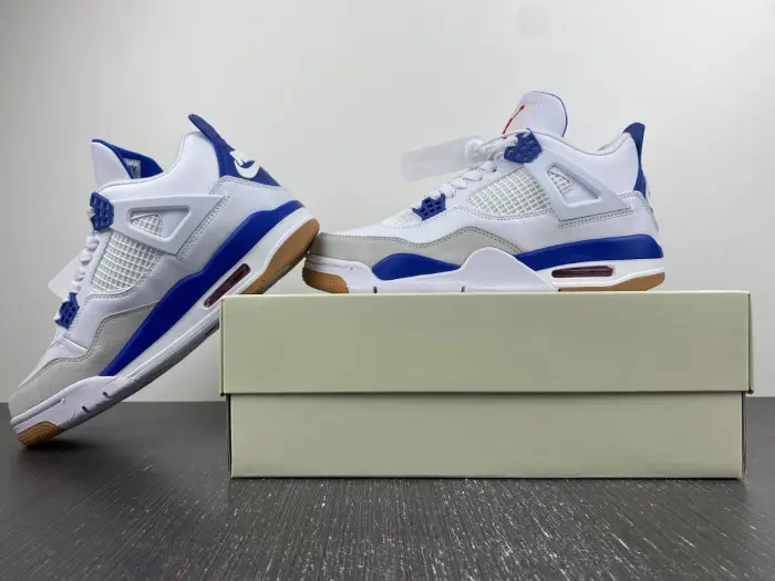 Jordan 4 Retro SB white blue -DR5415-140 
