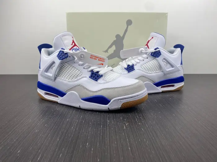 Jordan 4 Retro SB white blue -DR5415-140 