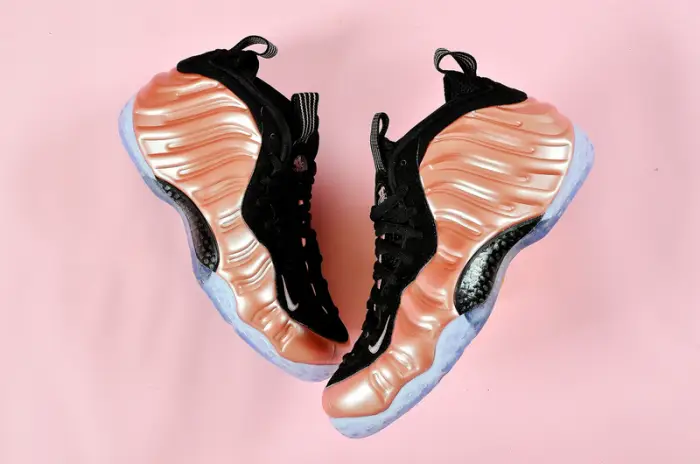 NIKE AIR FOAMPOSITE ONE "RUST PINK" white  black 