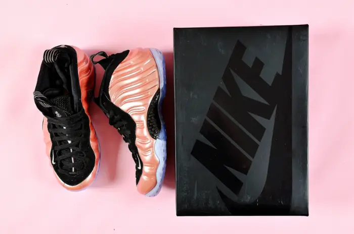 NIKE AIR FOAMPOSITE ONE "RUST PINK" white  black 