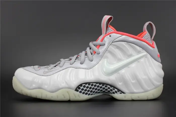 NIKE AIR FOAMPOSITE PRO PRM "PURE PLATINUM" mens BCD1061