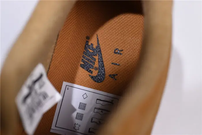 Nike Air Force 1 '07 WB Flax Flax-Gum Wheat  Basketball Shoes 