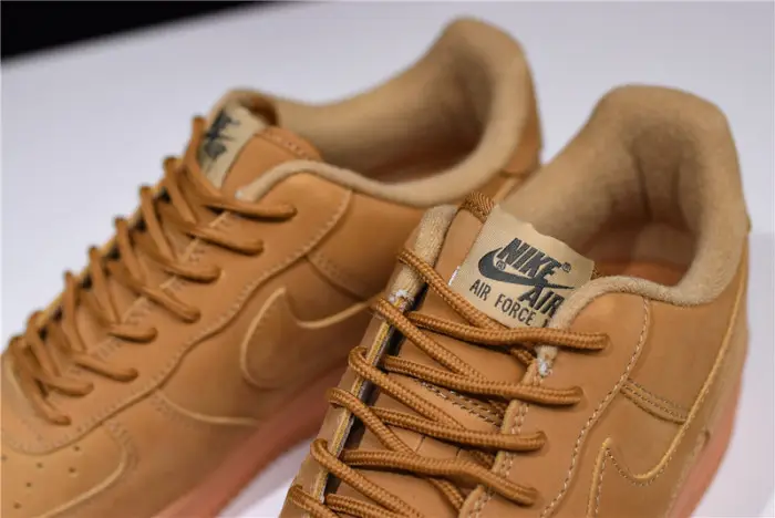 Nike Air Force 1 '07 WB Flax Flax-Gum Wheat  Basketball Shoes 