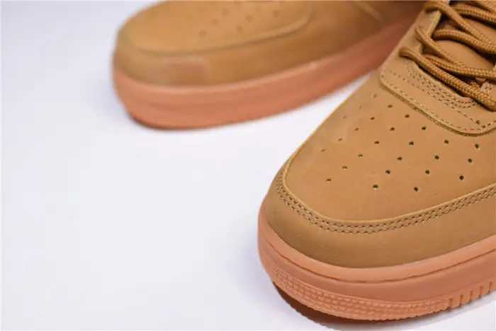 Nike Air Force 1 '07 WB Flax Flax-Gum Wheat  Basketball Shoes 