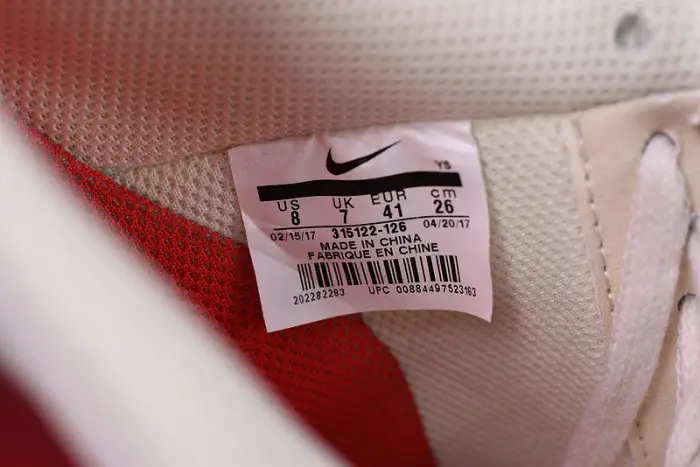 Nike Air Force 1 '07 White Sport Red  New Shoes DDA1873