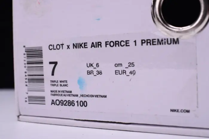 Nike Air Force 1 PRM Clot Silk White  WOMENS  AO9286-100 