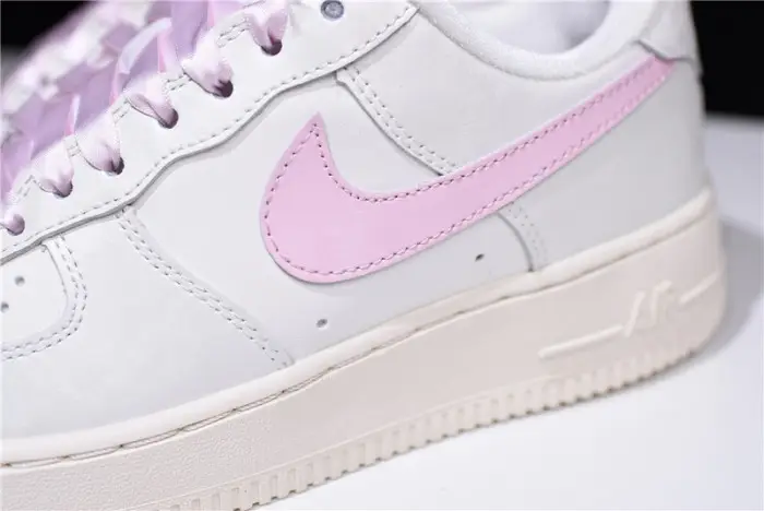 Nike Air Force One 1 Low Sail Artic Pink Satin GS Womens BDC1566