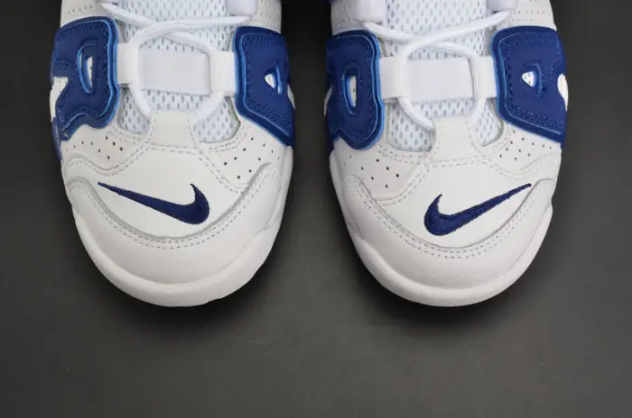 Nike Air More Uptempo “Knicks” White Deep Royal Blue womens 