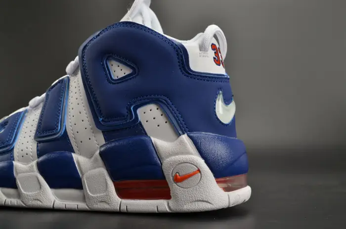 Nike Air More Uptempo “Knicks” White Deep Royal Blue womens 