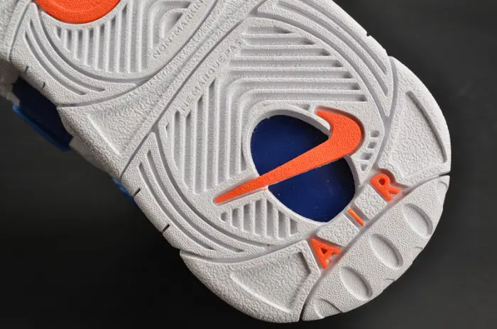 Nike Air More Uptempo “Knicks” White Deep Royal Blue womens 