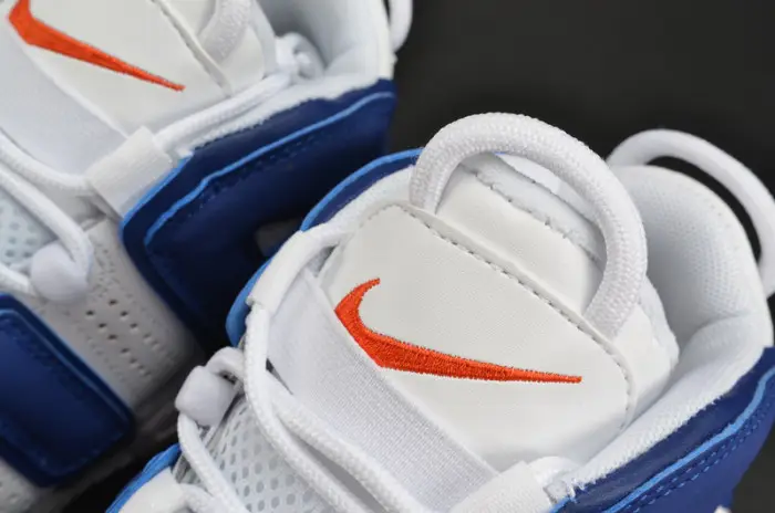 Nike Air More Uptempo “Knicks” White Deep Royal Blue womens 