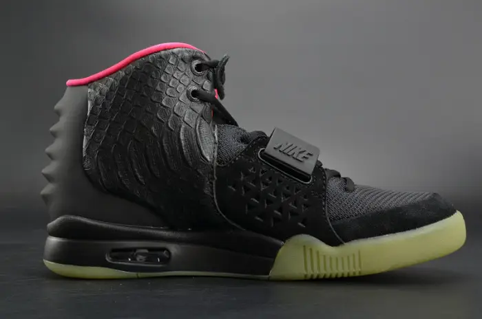 NIKE AIR YEEZY 2 “SOLAR RED” black mens 