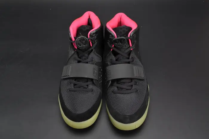 NIKE AIR YEEZY 2 “SOLAR RED” black mens 