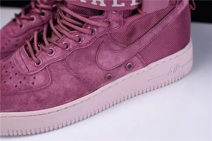 NIKE SF AIR FORCE 1 ONE FIF VINTAGE WINE PARTICLE ROSE AJ1700-600  CCE2030