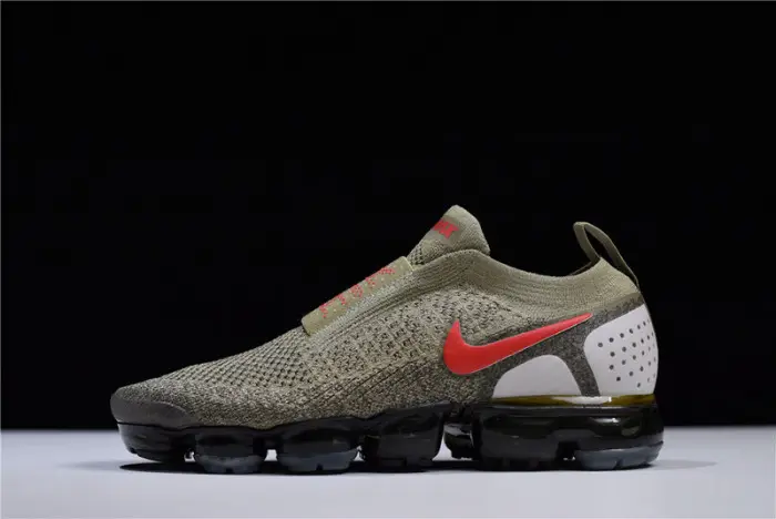 Nike VaporMax FK Moc 2 Natural Olive Habanero Red Air Vapor Max DEC257