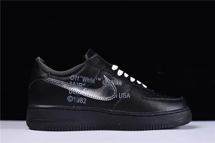 O-W x Nike Air Force 1 07 Low Black 