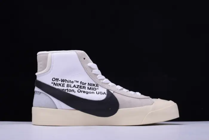 O-W  x Nike Blazer MID THE TEN 10 Virgil Abloh AA3832-100 