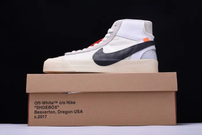 O-W  x Nike Blazer MID THE TEN 10 Virgil Abloh AA3832-100 