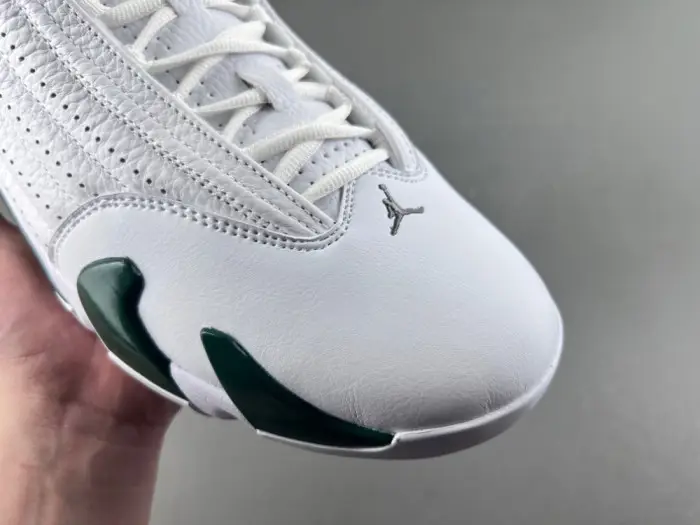 Jordan 14 Retro White Forest Green-311832-131 